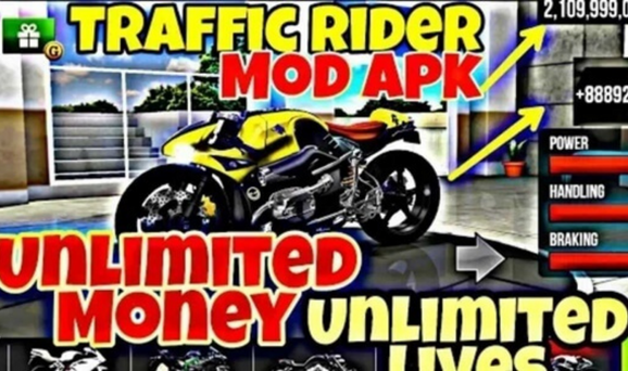 Fitur Cheat Traffic Rider Mod Apk