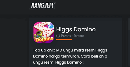Keuntungan Yang Ada di Situs Bangjeff Higgs Domino