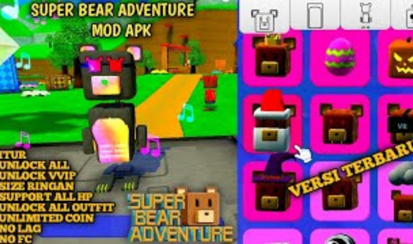 Cara Unduh Super Bear Adventure Mod Apk dan Link Aktifnya