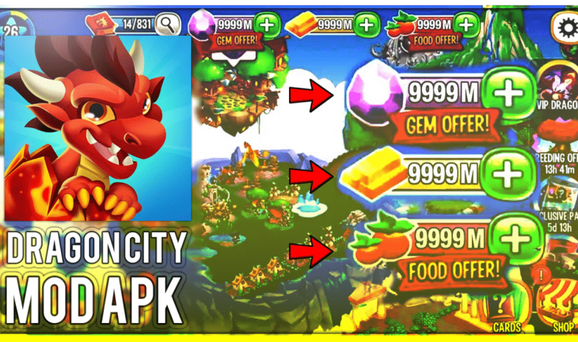 Download Link Dragon City Mod Apk Unlimited Segalanya