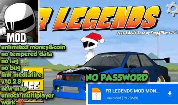 Fitur Cheat Gratis FR Legends Mod Apk