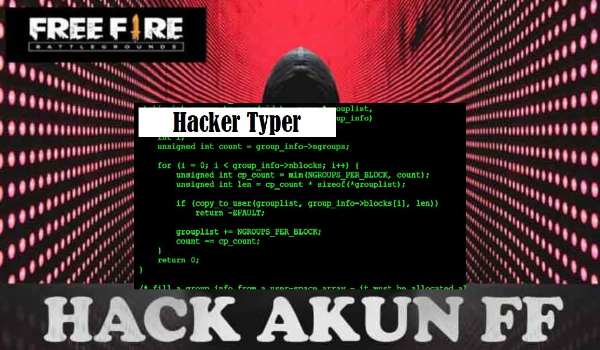 Fitur Hacker Typer FF