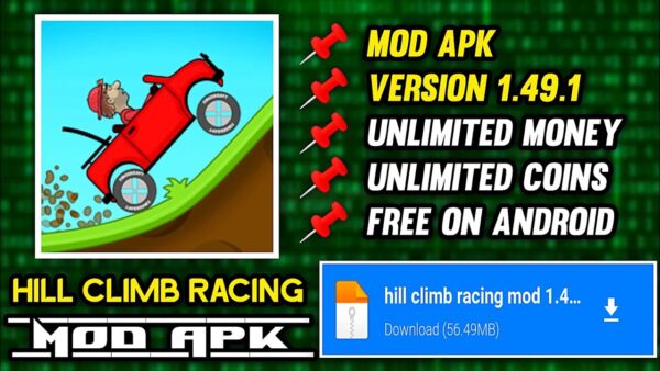 Link Download Hill Climb Racing Mod Apk Versi Terbaru 2022 Unlimited Money & Diamond