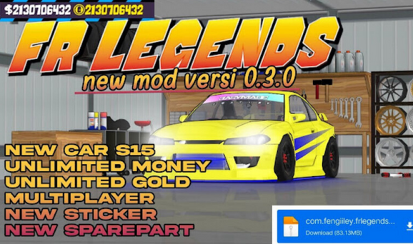 Link Download FR Legends Mod Apk 2022 Unlimited Everything