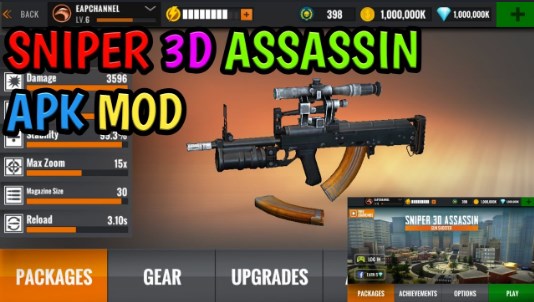 Perbedaan Sniper 3D Original Dengan Sniper 3D Mod