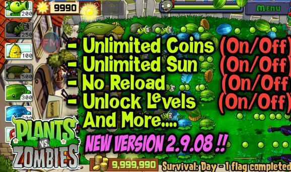 Link Unduhan Plants Vs Zombies Mod Unlimited Everything 2022