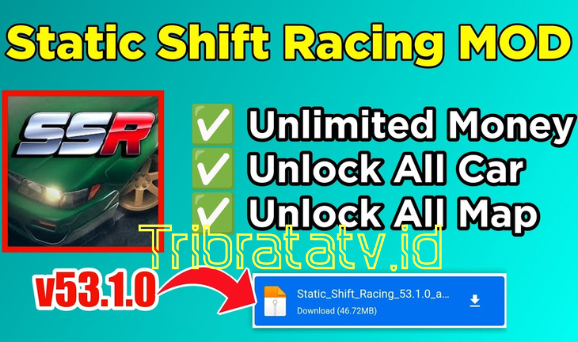 Fitur Mod dan Kelebihan Static Shift Racing Mod Apk