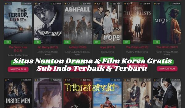 Beberapa Situs Nonton Drama & Film Korea Sub Indo Gratis Terpopuler 2023